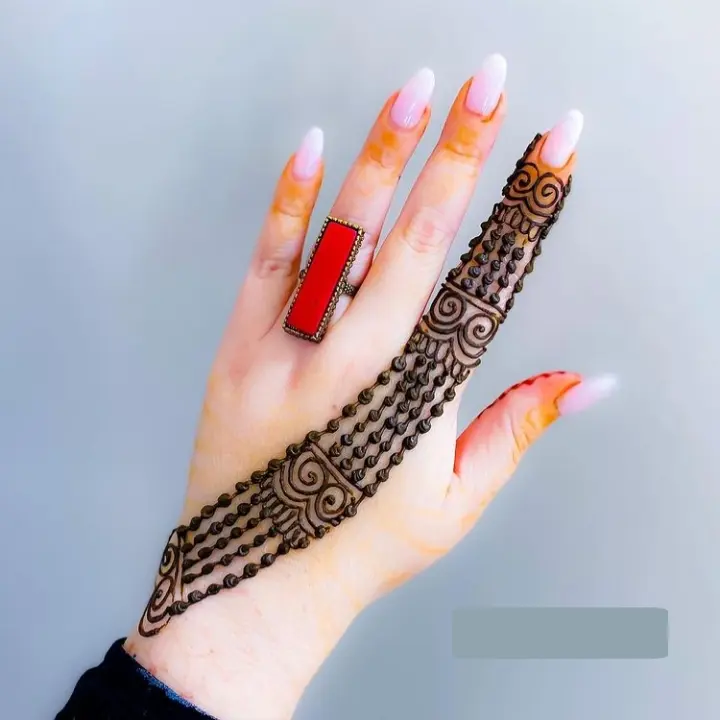 Finger Mehndi Design Simple Stylish Royal Collection