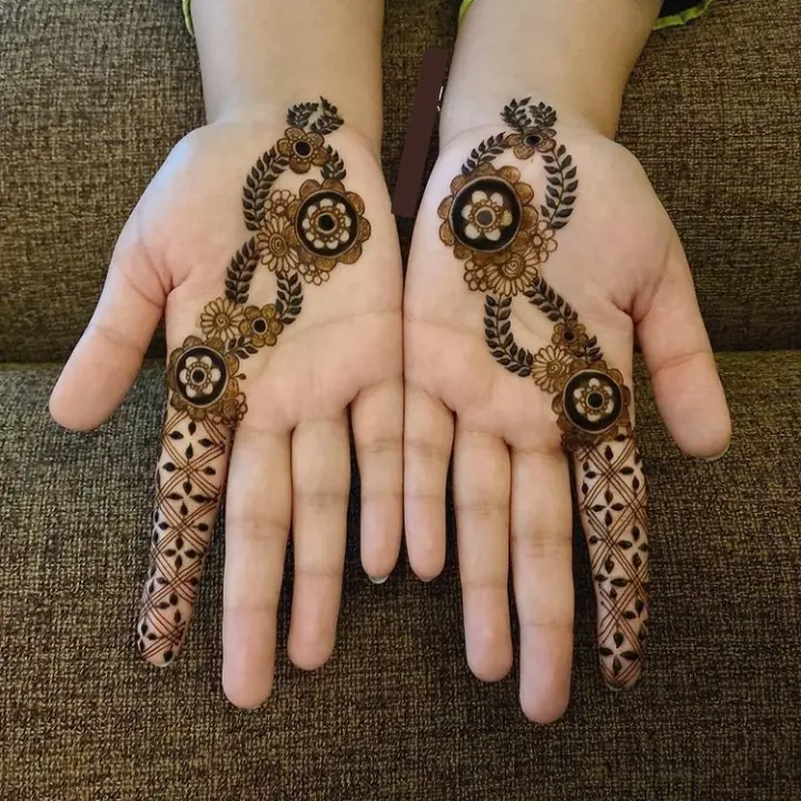 Finger Mehndi Design Simple Stylish Royal Collection