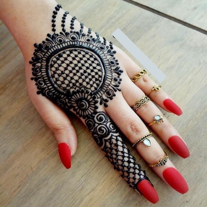Arabic Henna for Fingers