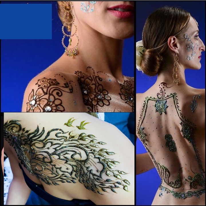 Beautiful Henna Designs on Girls Body