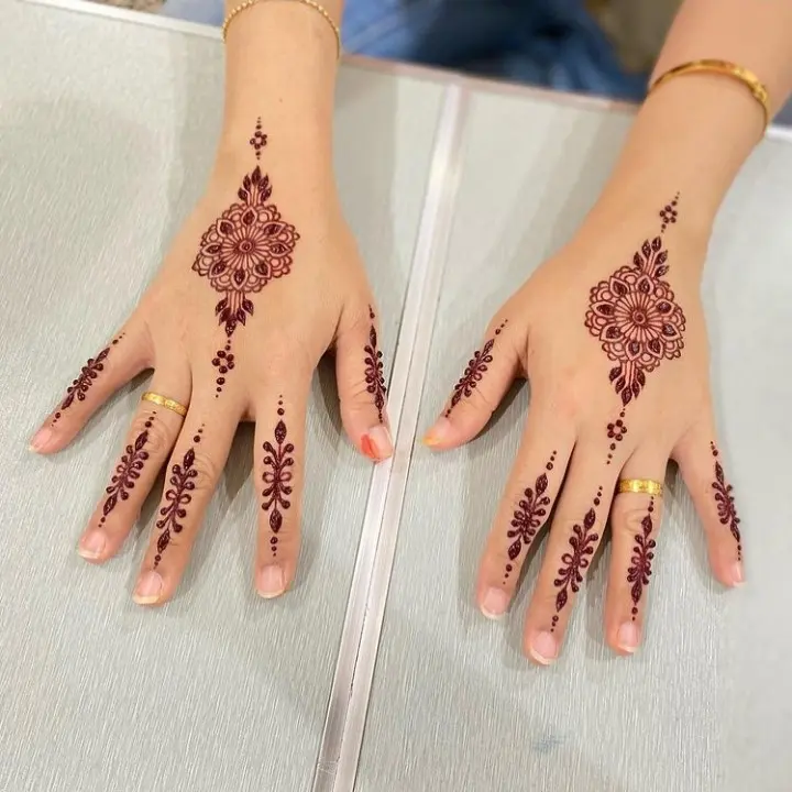 Contoh henna simple