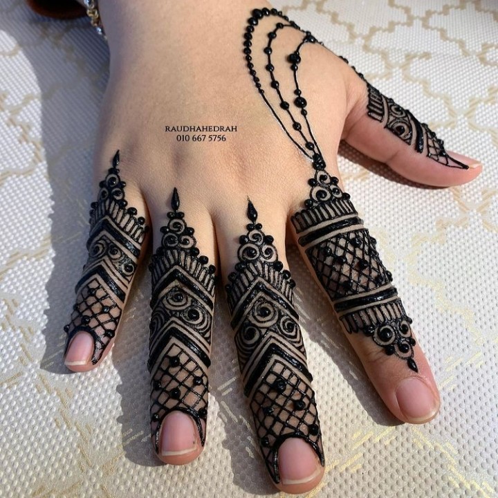 Gambar Henna Simple