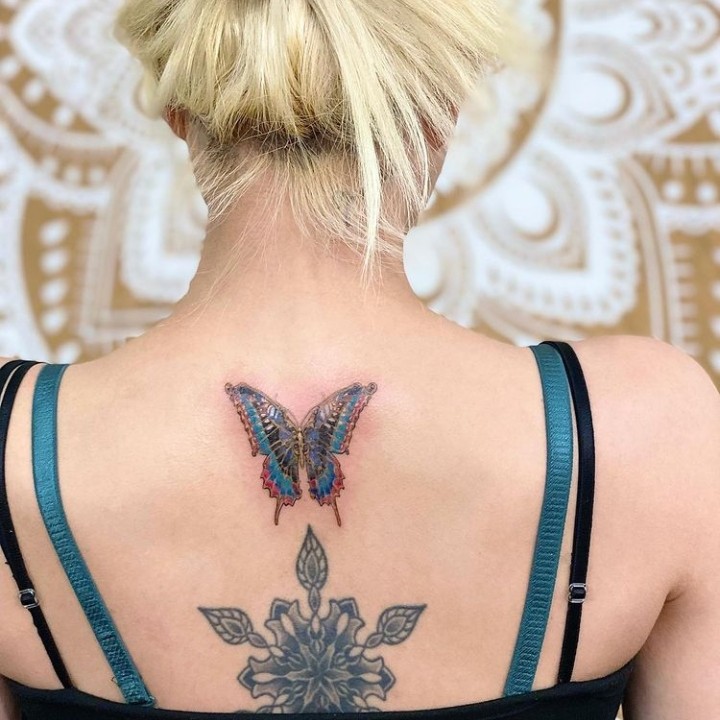 tetovanie motýľa