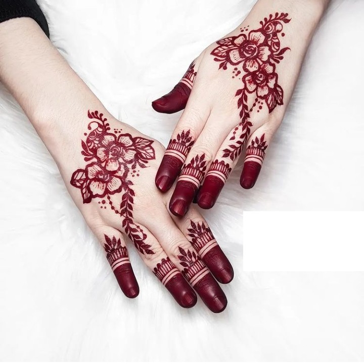 Flower Henna Tattoos
