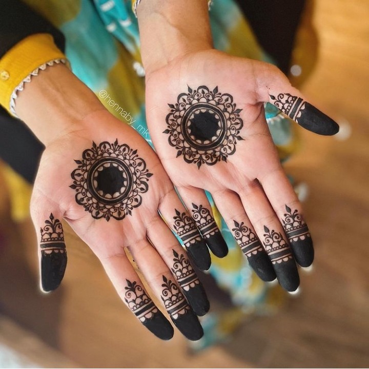 Beautiful latest simple easy trendy mandala gol tikki henna mehndi designs  for hands By MMP - video Dailymotion
