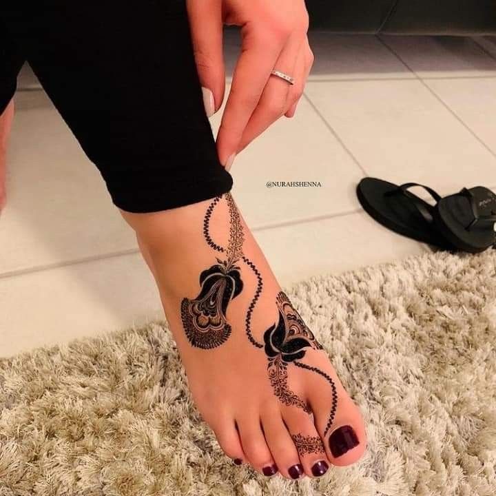 Black Henna for Feet