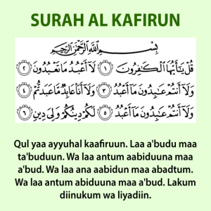 Surah Kafirun with Translation | Qul Ya Ayyuhal Kafirun