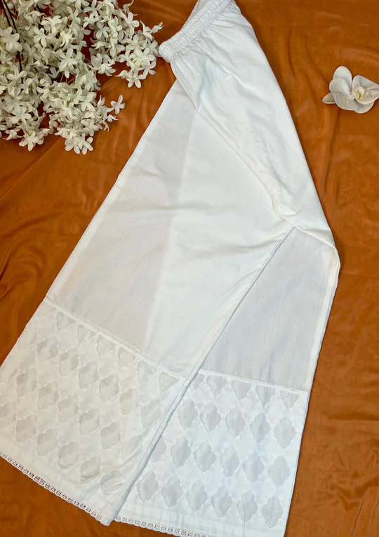 Accentuate Your Outfit With Chikankari Palazzos