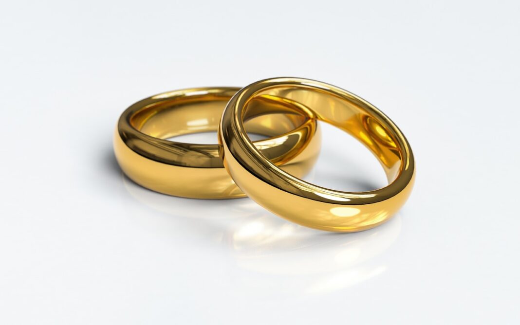 Men's Meteorite Wedding Rings
